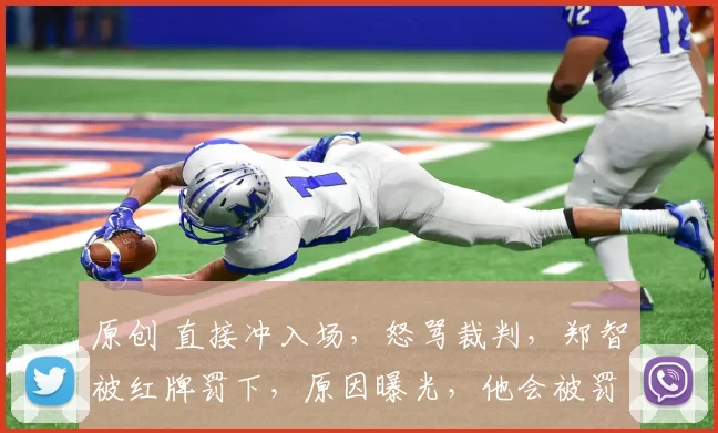 原创 直接冲入场，怒骂裁判，郑智被红牌罚下，原因曝光，他会被罚款多少钱？